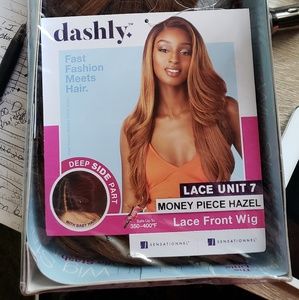 Dashly hazel money piece wig